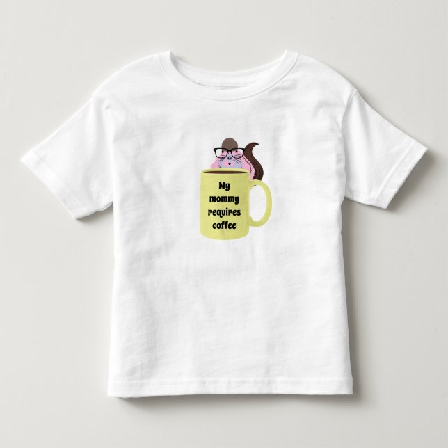 Naughty Squirrel #398 Toddler T-Shirt (Front)