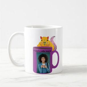 Naughty Squirrel #411 Coffee Human Mug