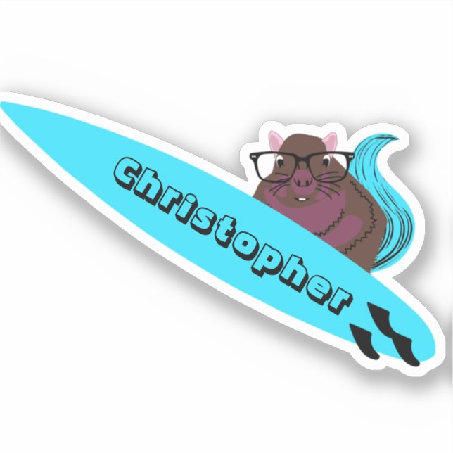 Naughty Squirrel #418 Surfing (Front)