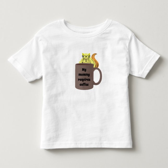 Naughty Squirrel #419 Toddler T-Shirt (Front)