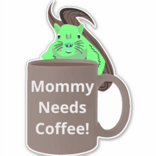 Naughty Squirrel #475 Coffee Cup