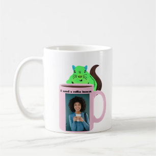 Naughty Squirrel #498 Coffee Human Mug