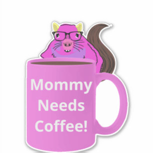 Naughty Squirrel #514 Coffee Cup