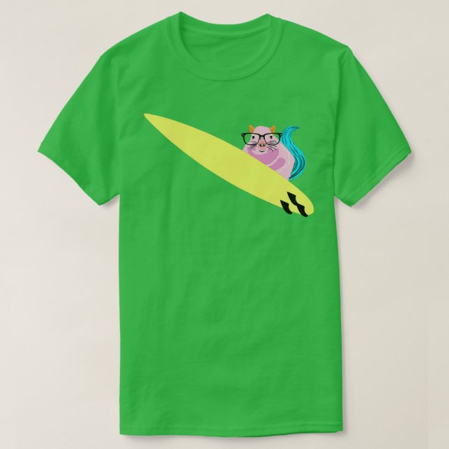 Naughty Squirrel 550 Surfing T-Shirt (Design Front)