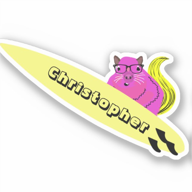 Naughty Squirrel #655 Surfing (Front)