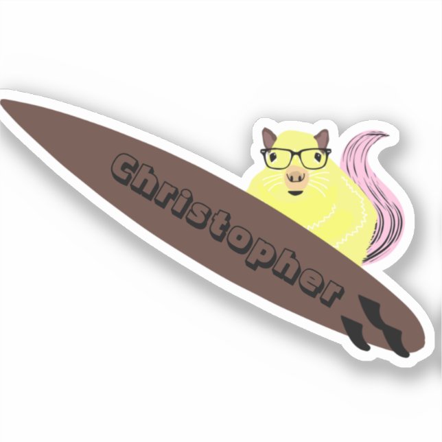 Naughty Squirrel #664 Surfing (Front)