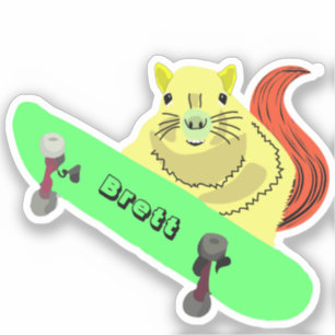 Naughty Squirrel #789 Brett Skateboarding