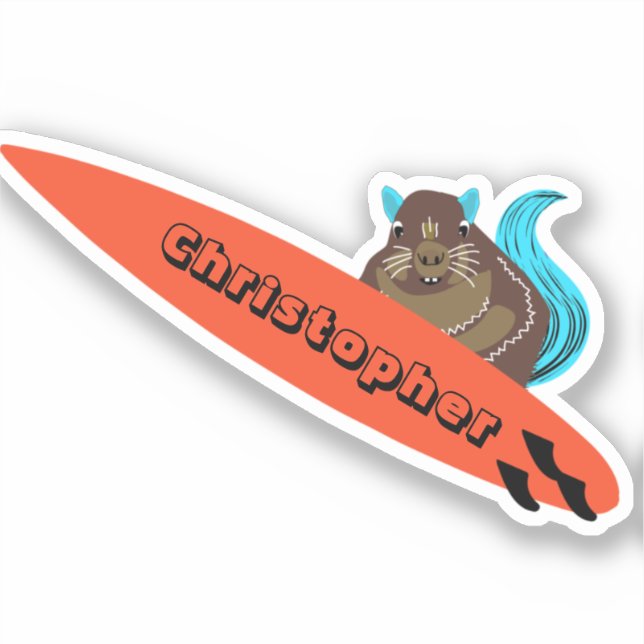 Naughty Squirrel #799 Surfing (Front)