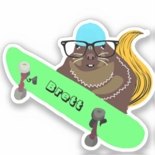 Naughty Squirrel #837 Brett Skateboarding