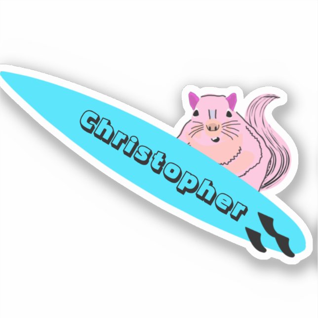 Naughty Squirrel #867 Surfing (Front)