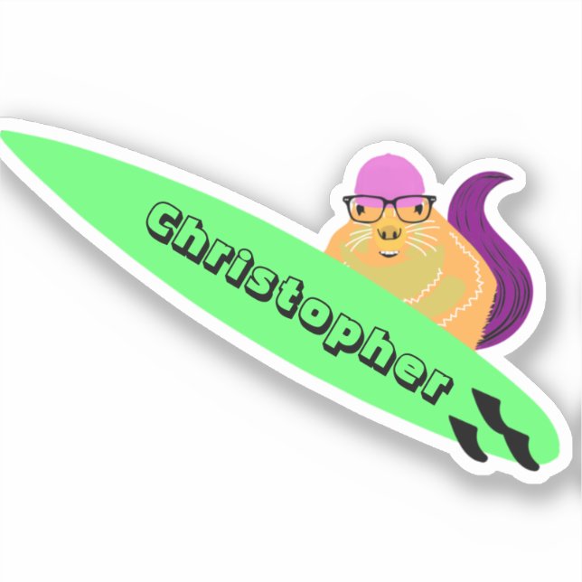 Naughty Squirrel #892 Surfing (Front)