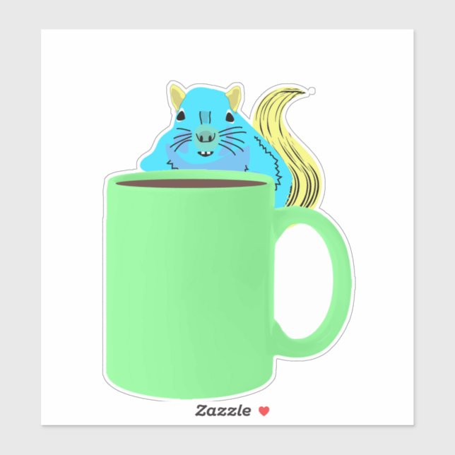 Naughty Squirrel #978 Sticker (Sheet)