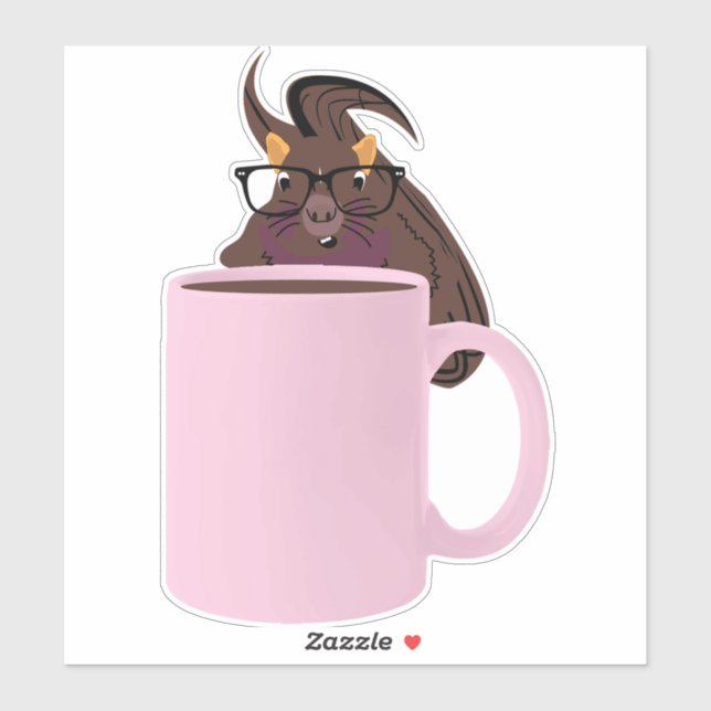 Naughty Squirrel #978 Sticker (Sheet)