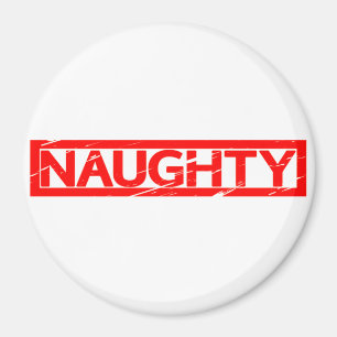 Naughty Stamp Magnet