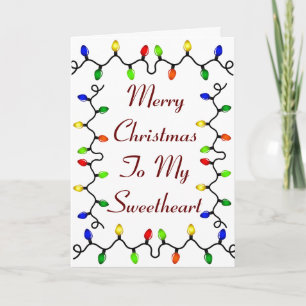 **NAUGHTY SWEETHEART** LOVE AT CHRISTMAS HOLIDAY CARD