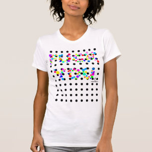 Naughty Tee for colourblind Girls