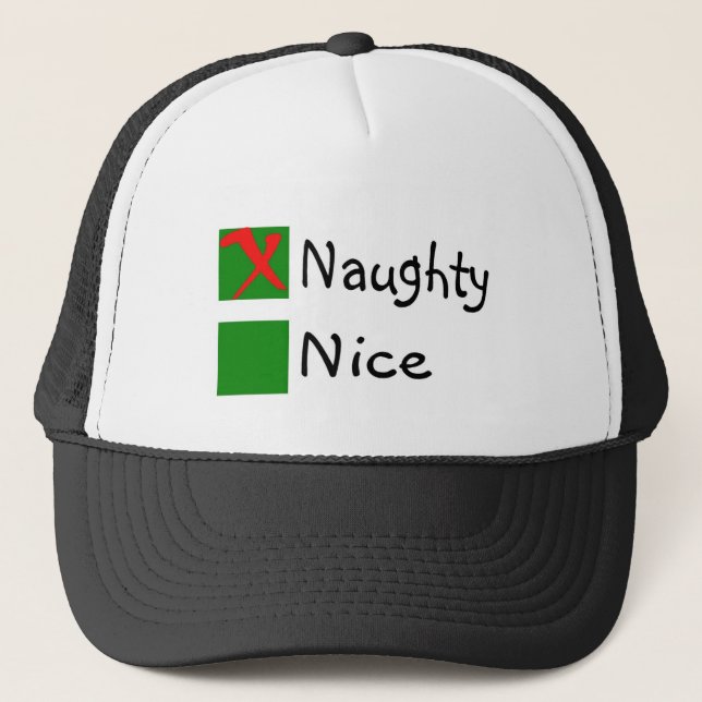 Naughty Trucker Hat (Front)