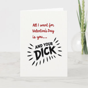 Naughty Valentines Day Boyfriend Card