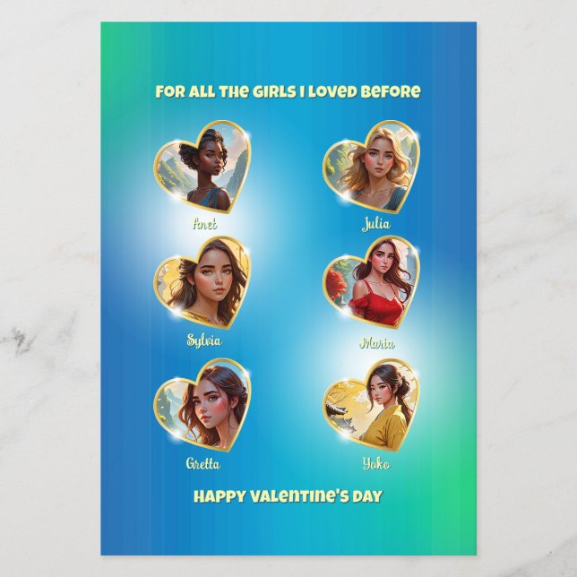 Naughty Valentine's Day Card for a Bachelorette (Front)