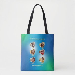Naughty Valentine's Day Card for a Bachelorette Tote Bag