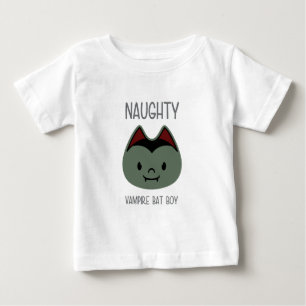 Naughty - Vampire Bat Boy Baby T-Shirt