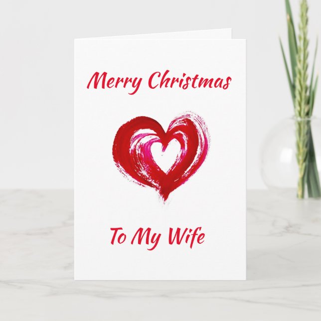 **NAUGHTY WIFE** LOVE AT CHRISTMAS HOLIDAY CARD (Front)
