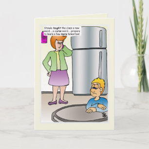 Naughty Words Greeting Card
