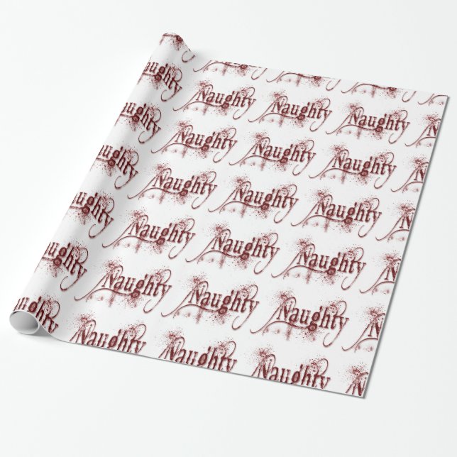 Naughty Wrapping Paper (Unrolled)