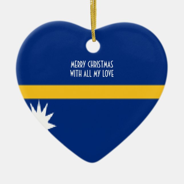 NAURA CERAMIC TREE DECORATION (Front)