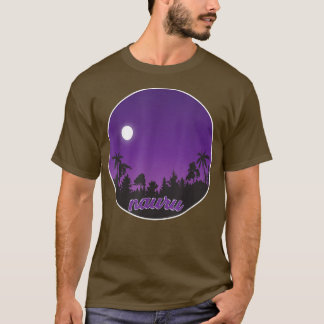 nauru By night with Palms  T-Shirt