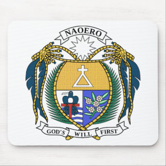 Nauru Coat Of Arms Mouse Mat