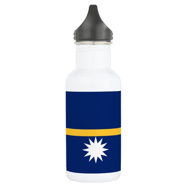 Nauru Flag 532 Ml Water Bottle (Left)