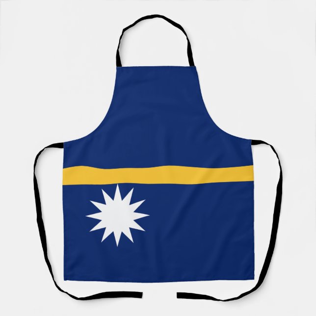 Nauru Flag Apron (Front)