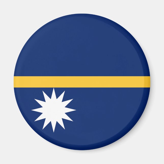 Nauru Flag Magnet (Front)
