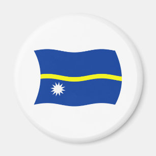 Nauru Flag Magnet