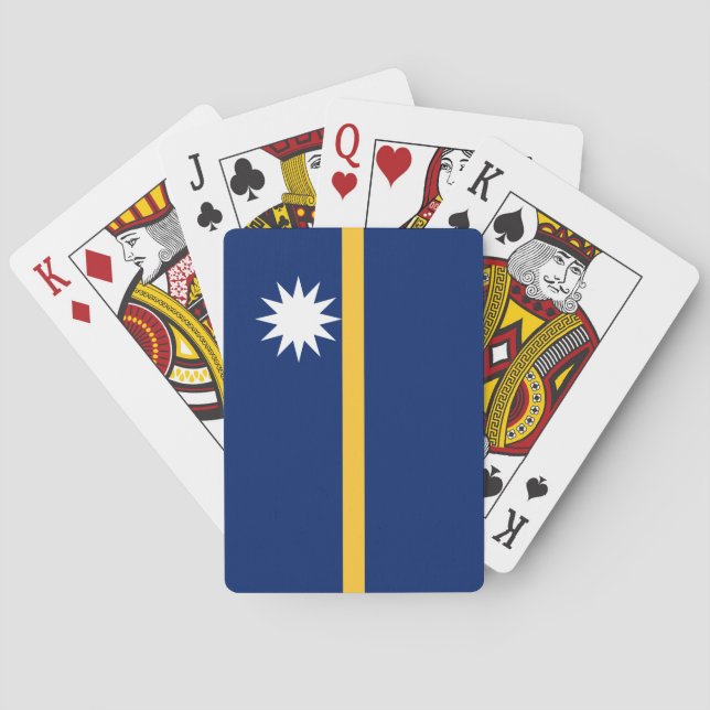 Nauru Flag Playing Cards (Back)
