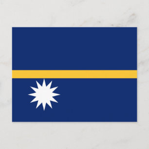 Nauru Flag Postcard