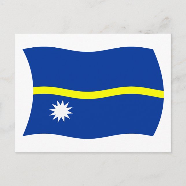 Nauru Flag Postcard (Front)