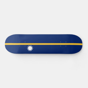 Nauru Flag Skateboard