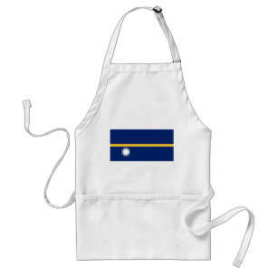 Nauru Flag Standard Apron