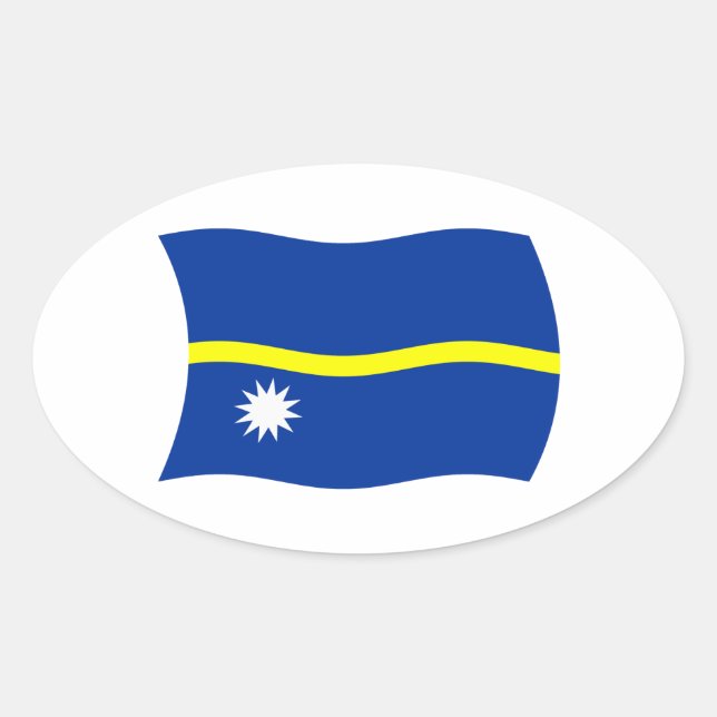 Nauru Flag Sticker (Front)