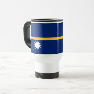Nauru Flag Travel Mug
