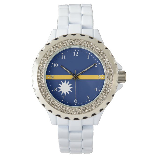 Nauru Flag Watch (Front)