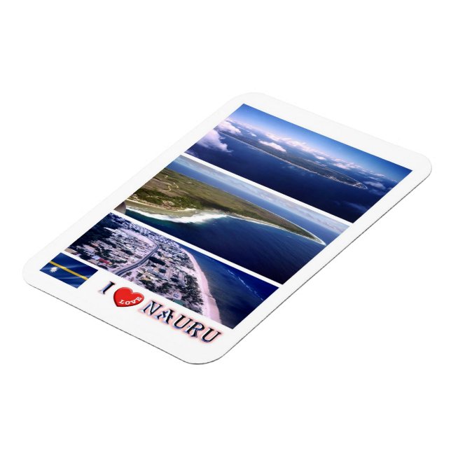 Nauru - I Love - Magnet (Left Side)