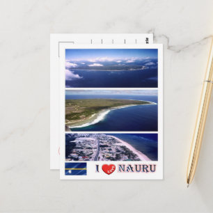Nauru - I Love - Postcard
