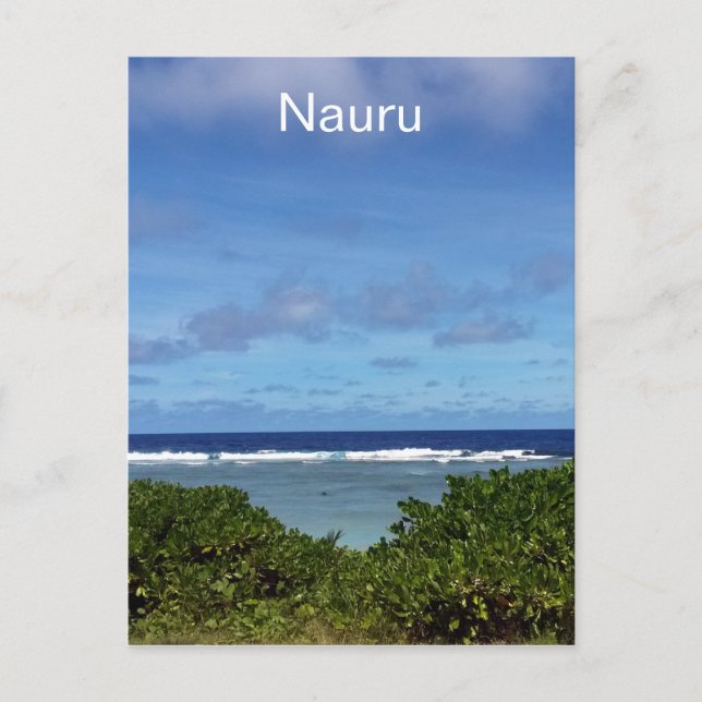 nauru ocean view postcard (Front)