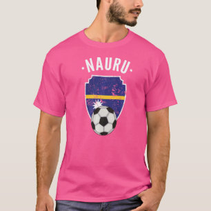 Nauru Soccer Nauru Flag Football Nauruan Pride Roo T-Shirt