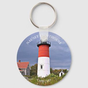 Nauset Lighthouse, Cape Cod Massachusetts Key Ring