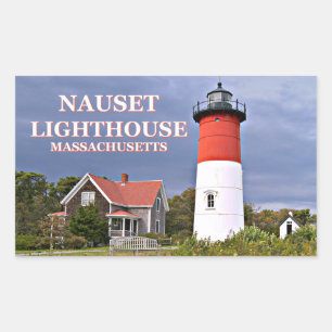 Nauset Lighthouse, Cape Cod Massachusetts Stickers