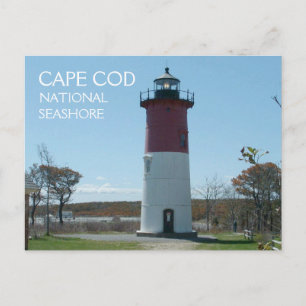 Nauset Lighthouse, Cape Cod National Seashore Postcard